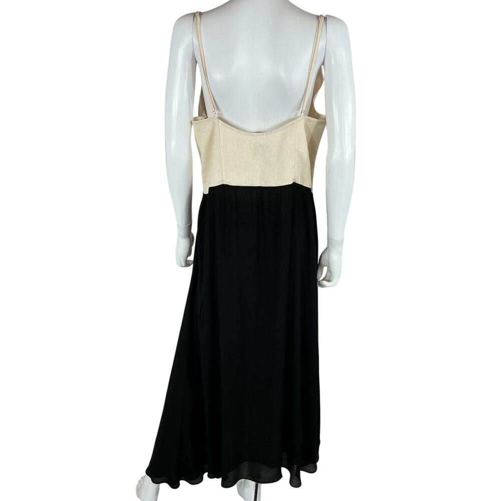 Dissh Elegant Cream Grace Midi Dress Size 12 - Picture 3 of 4